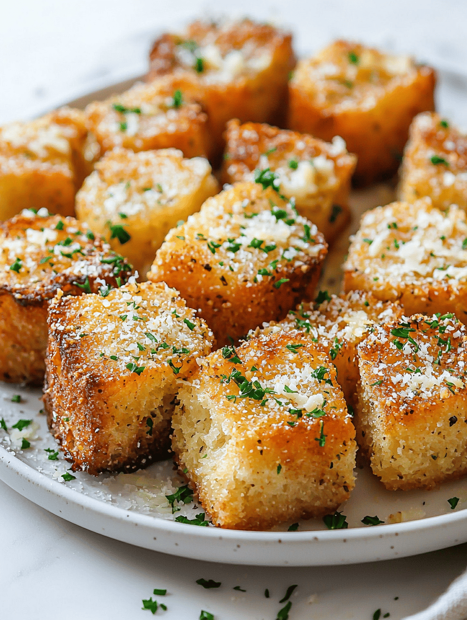 Parmesan Garlic Bread Bites That Actually Save Dinner