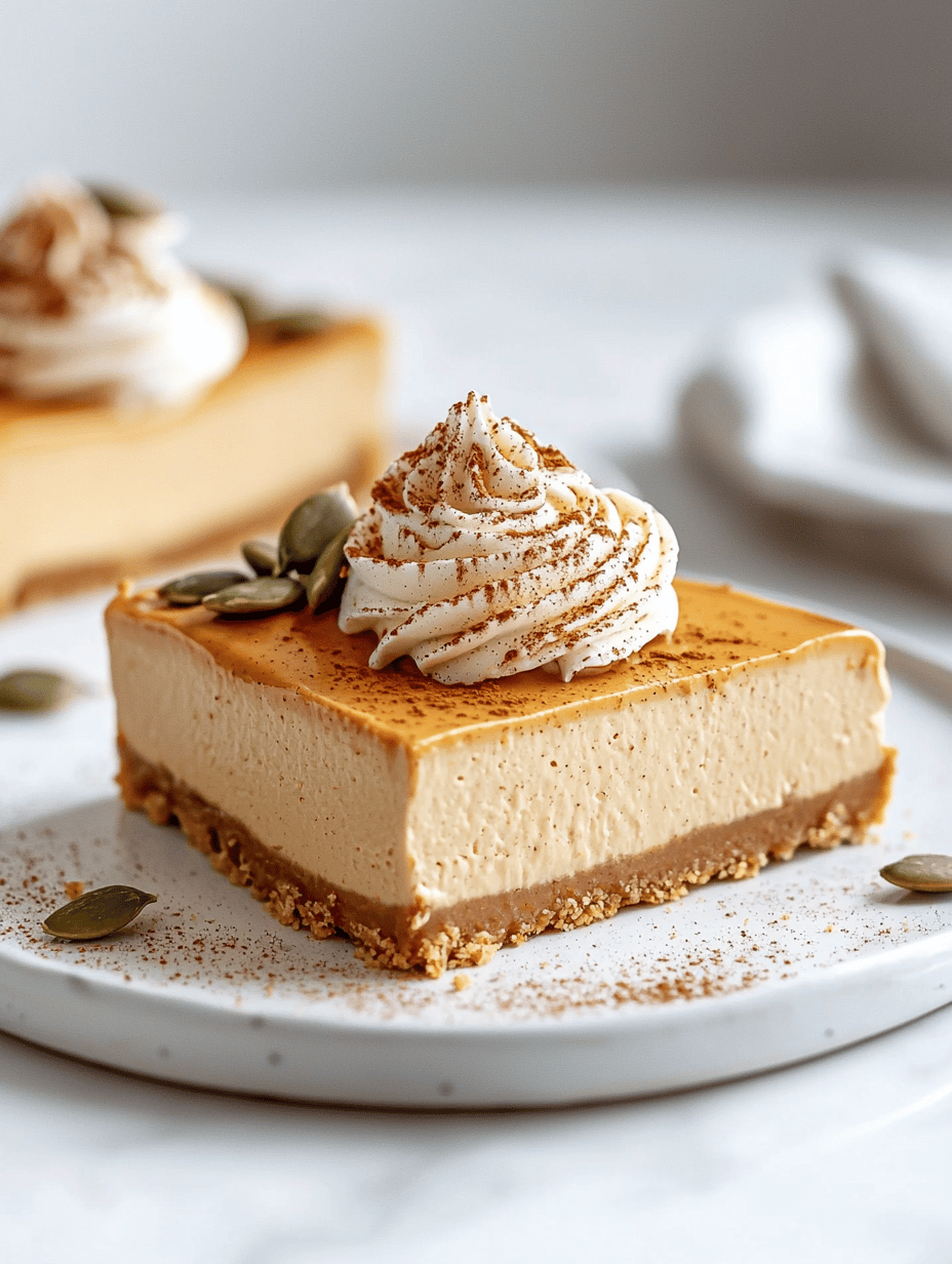 No Bake Pumpkin Cheesecake: A Surprise in Every Spoonful