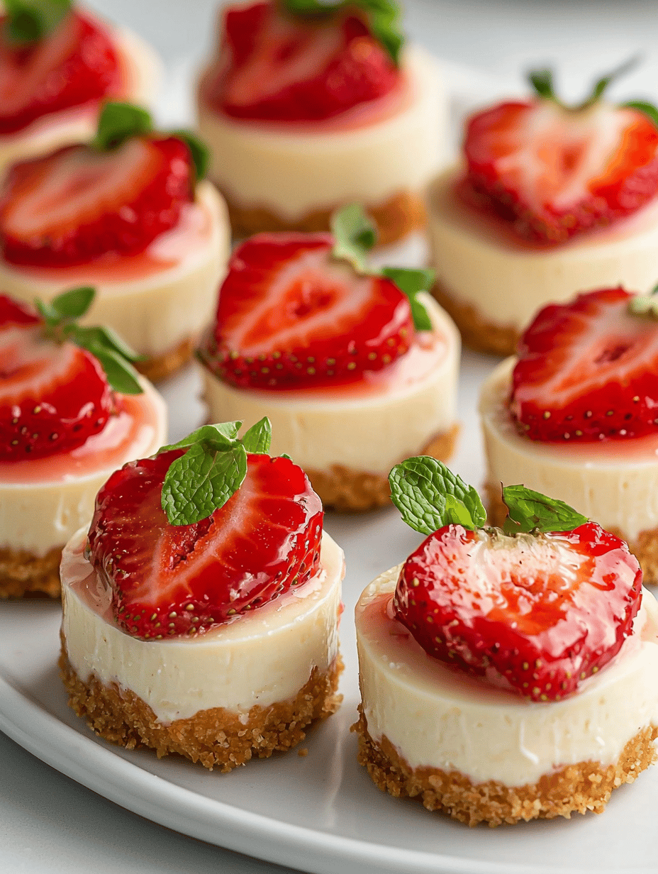 Secret Ingredient Turns Strawberry No Bake Cheesecakes from Nice to Wow