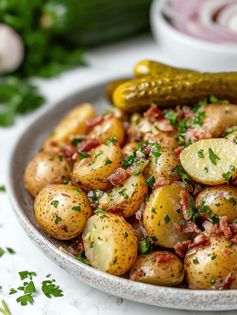 German Potato Salad: The One That Secretly Uses Pickle Juice