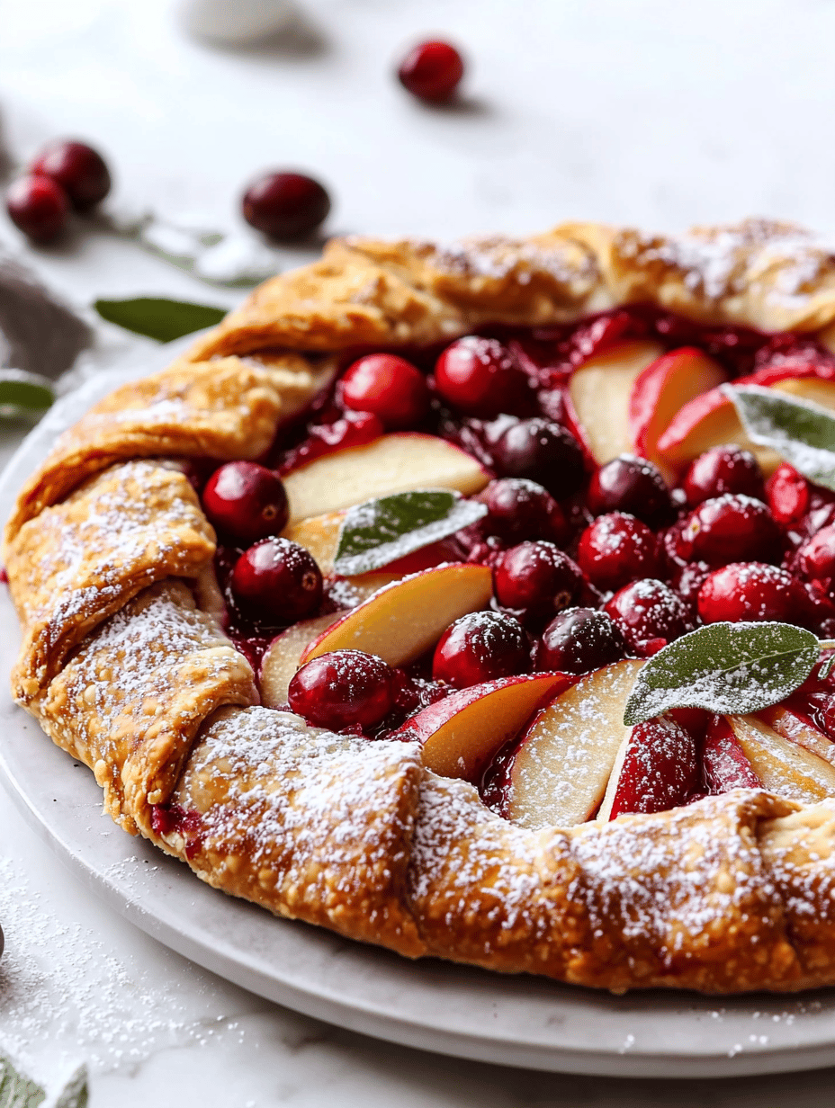 The Secret to Making a Cranberry Apple Galette That’s Not Just Pretty