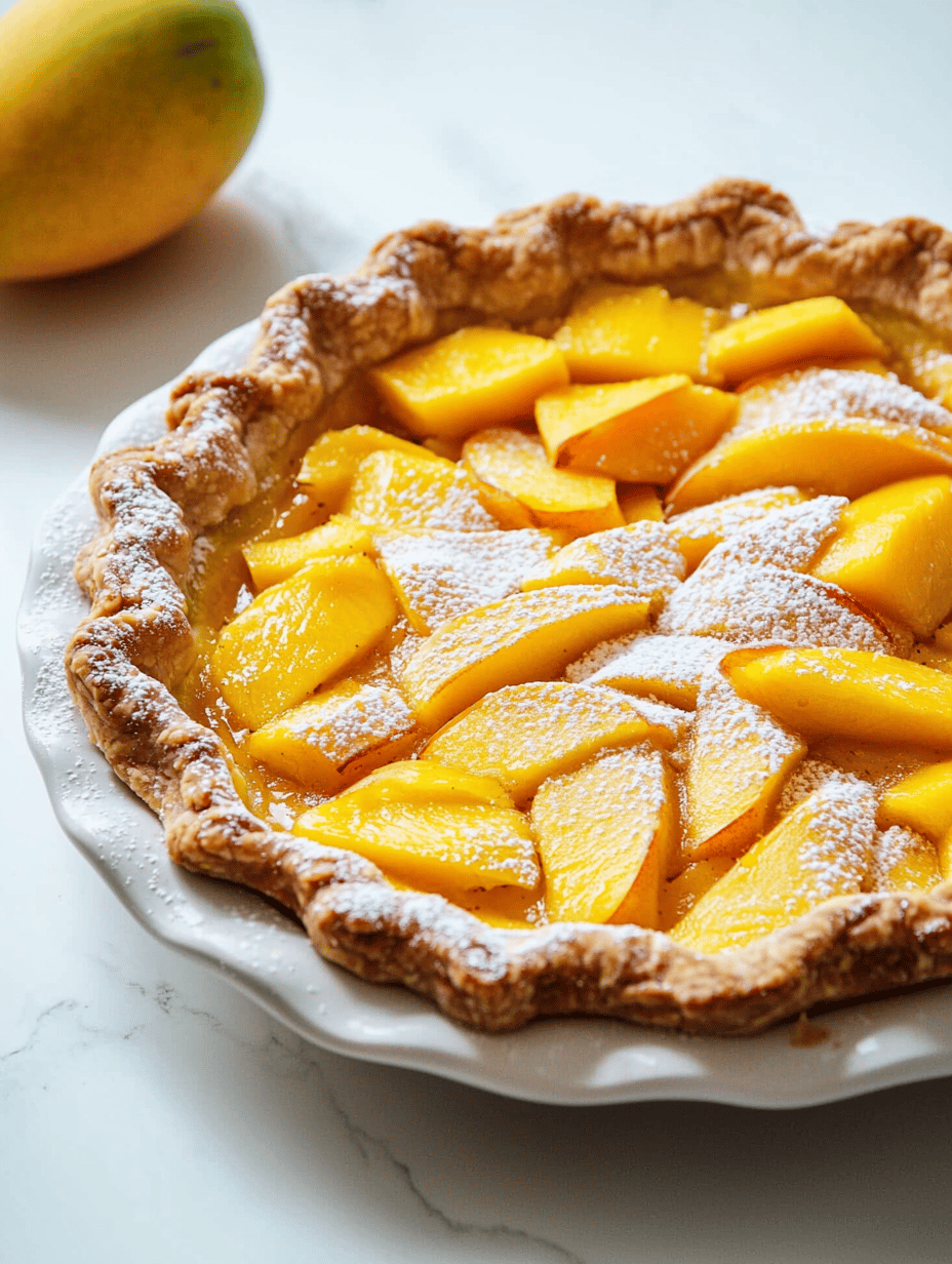 Peach Mango Pie: More Than Just Fruit, It’s Memory in Flakes