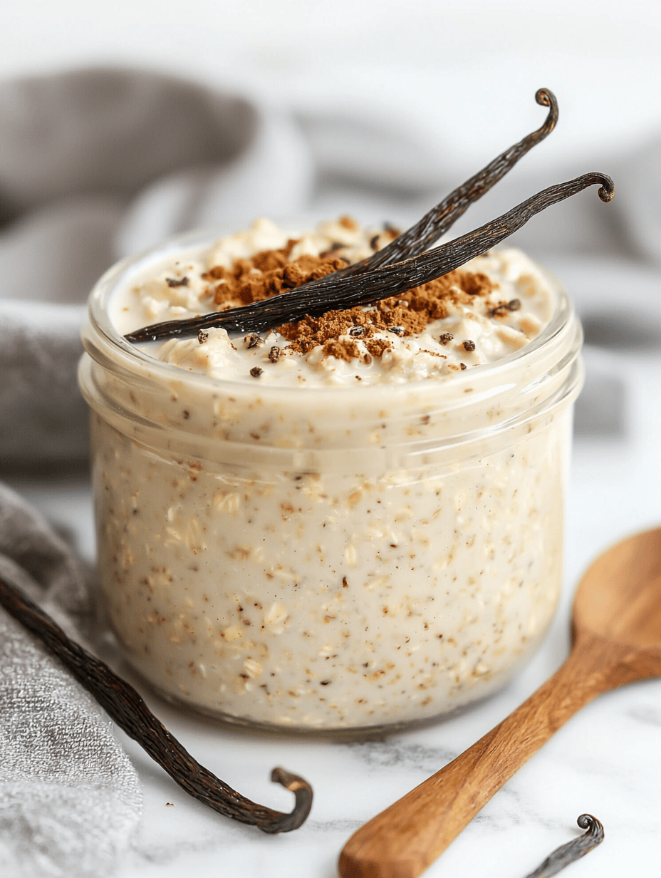 The Morning I Forgot I Made These: Overnight Vanilla Oats