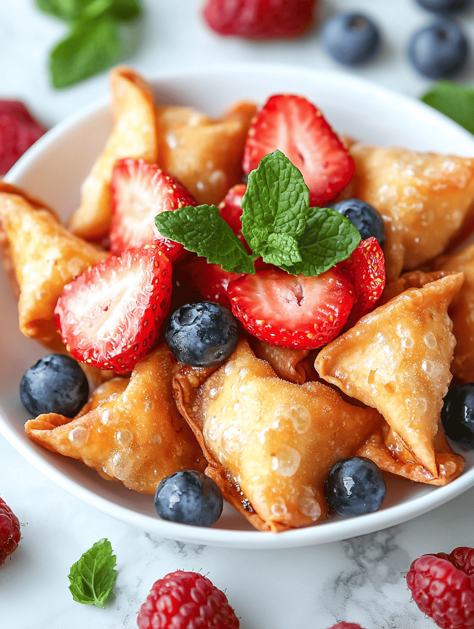 Surprise Ingredient? Wonton Cups Meet Frozen Yogurt Madness