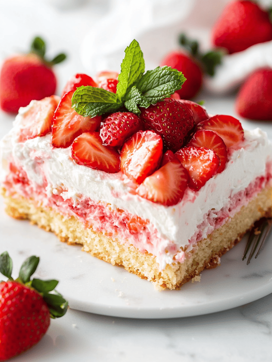 The Unexpected Joy of a Strawberry Sheet Cake You Can’t Stop Eating