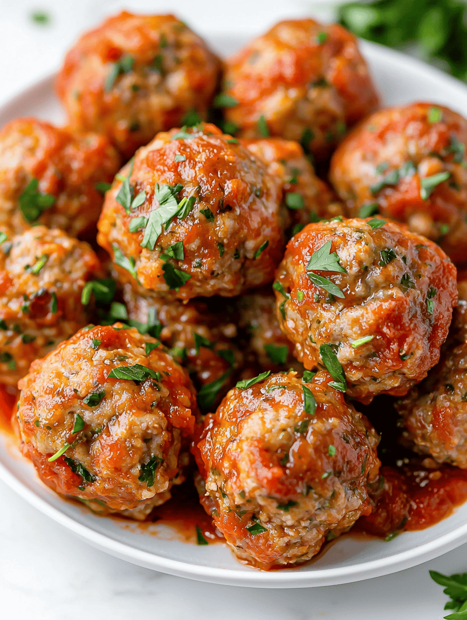 Turkey Meatballs That Taste Like My Chicken Noodle Soup Used to When I Was Sick
