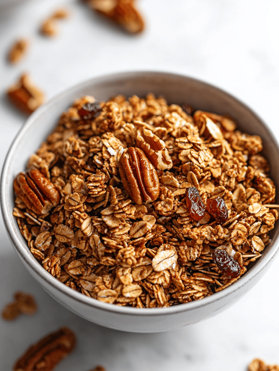Maple Pecan Granola: A Breakfast You Can’t Milkshake Away