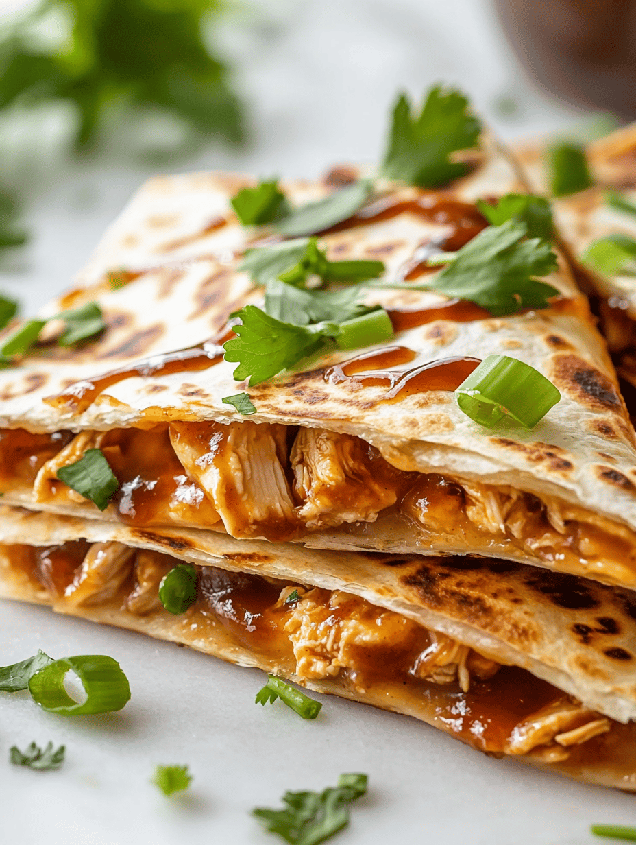 BBQ Chicken Quesadilla with a Surprising Twist