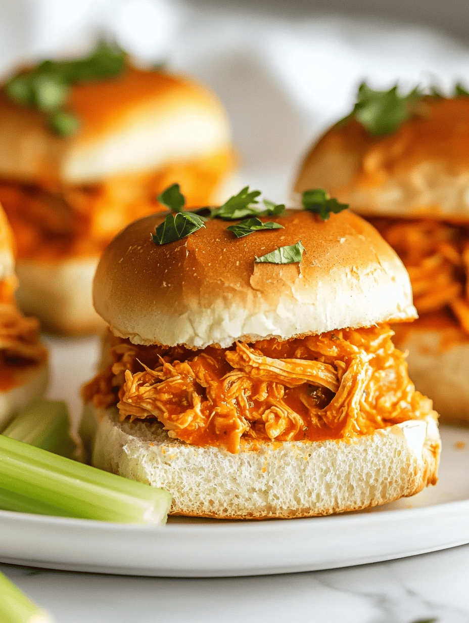 Buffalo Chicken Sliders That Make You Feel Like a Kid Again