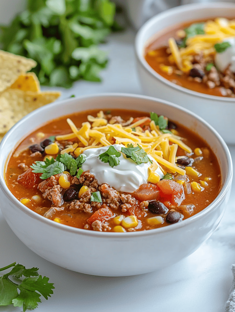 The Most Unexpected Comfort: Chicken Taco Soup with a Twist