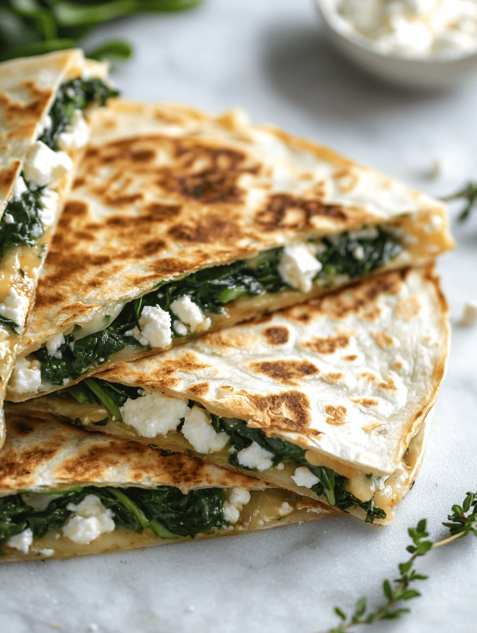 Spinach & Feta Quesadillas: A Surprising Midnight Snack Twist