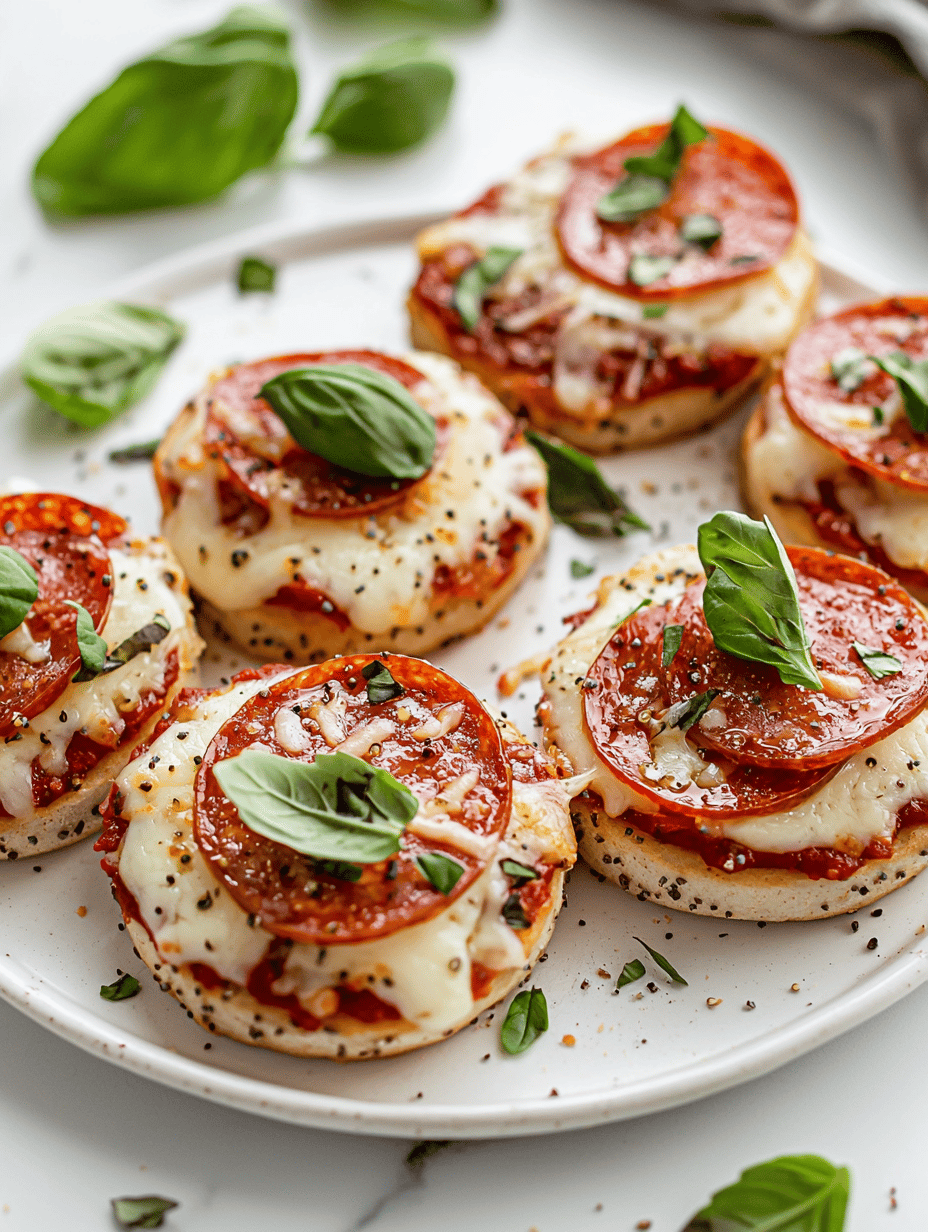 Mini Pizza Bagels That Fight BOMO (Boredom of Missing Out)