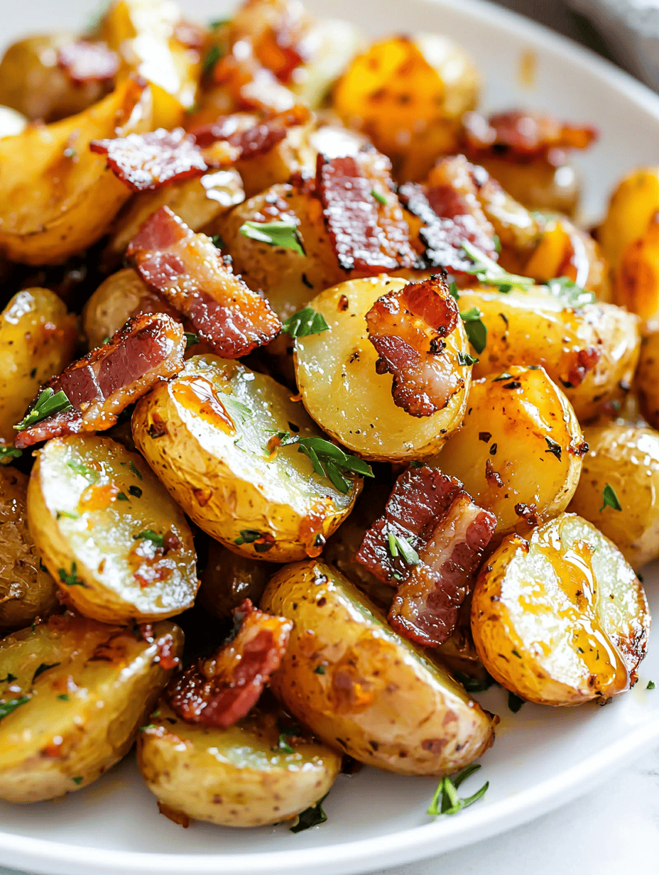 The Secret Life of Honey Bacon Roasted Potatoes