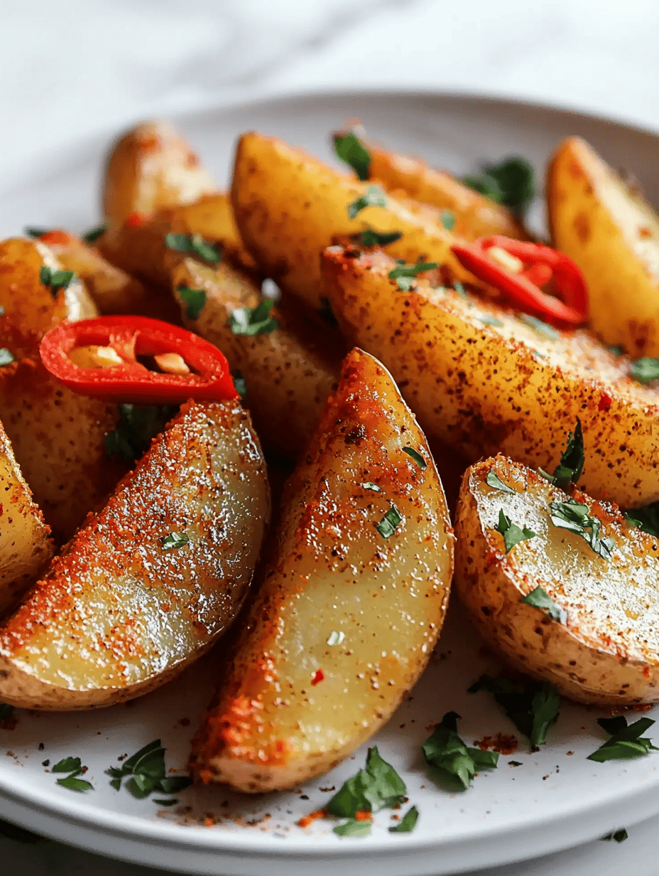 The Secret Spice That Turns Baked Potato Wedges Into a Game Day Must-Have