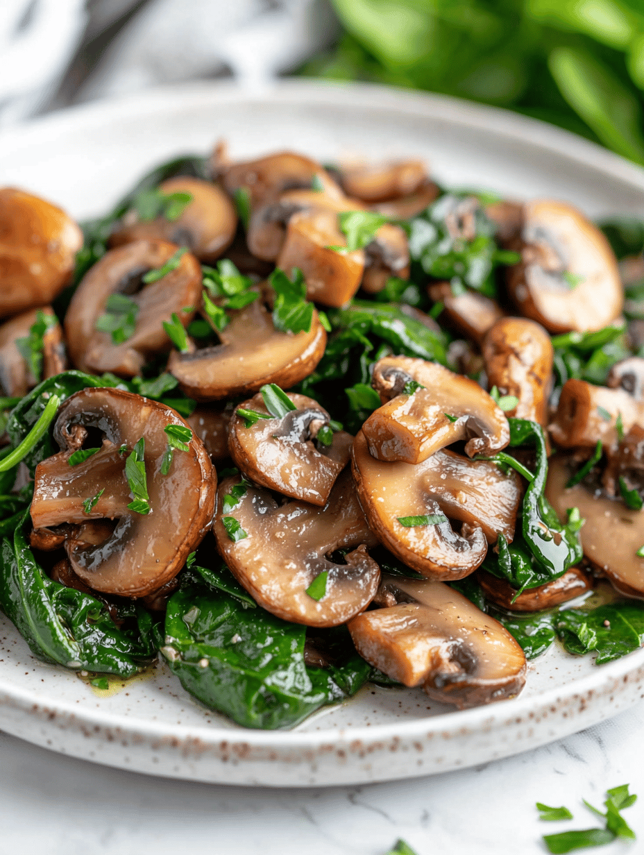 Unexpected Duo: Sautéed Mushrooms with Spinach That Actually Matters