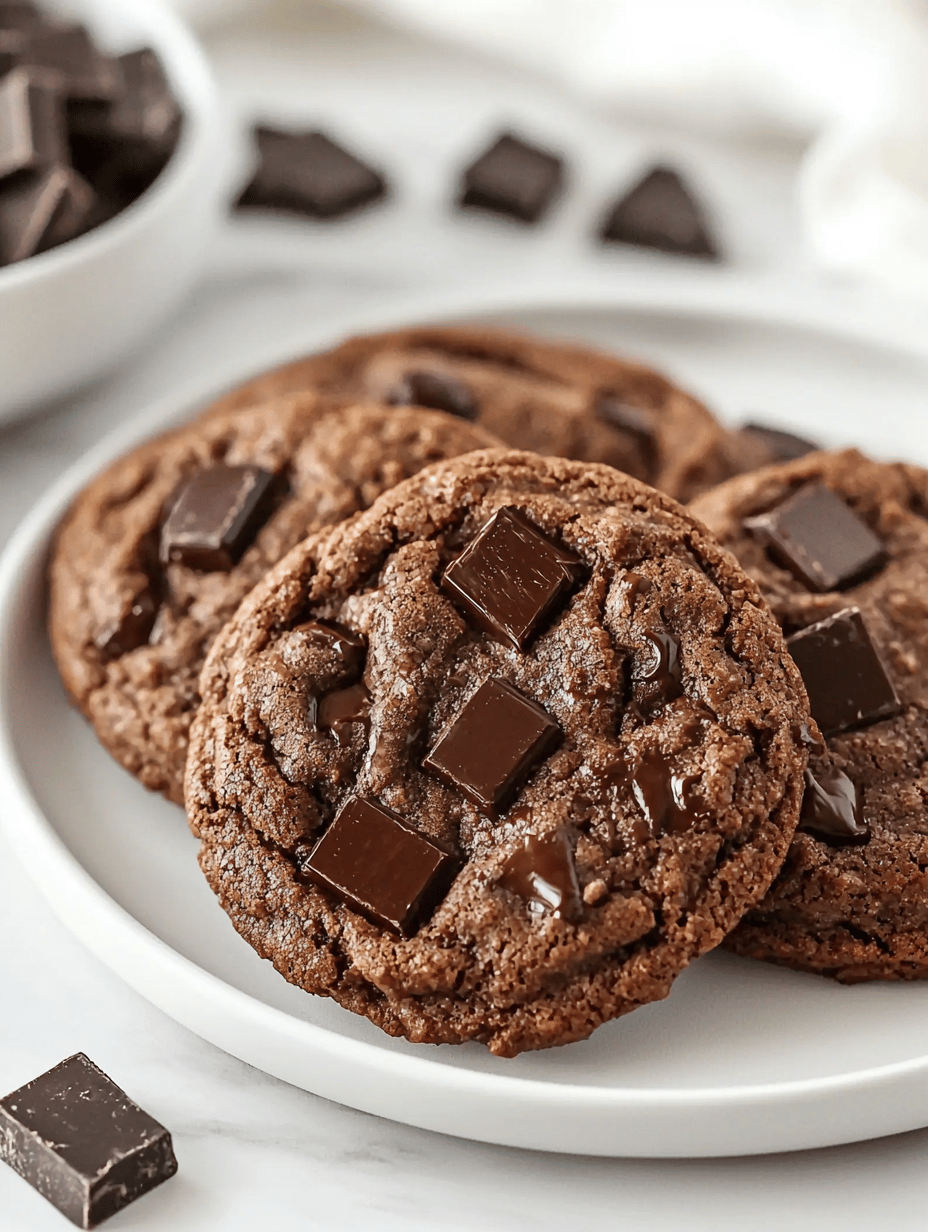 Double Chocolate Easter Cookies That Secretly Taste Like Fudge